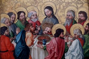 La última cena (detalle) de Unknown